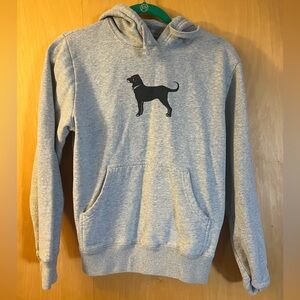 Black Dog Sweatshirt, Gray